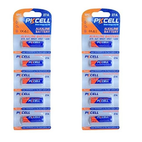 Pkcell Pkcell 27A-5B 12V Alkaline Battery; Pack of 5 27A-5B - main